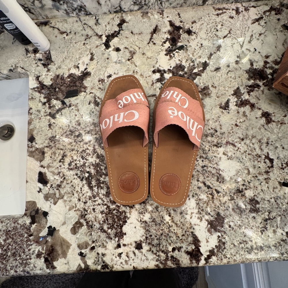 Chloe Woody Slide Sandals
